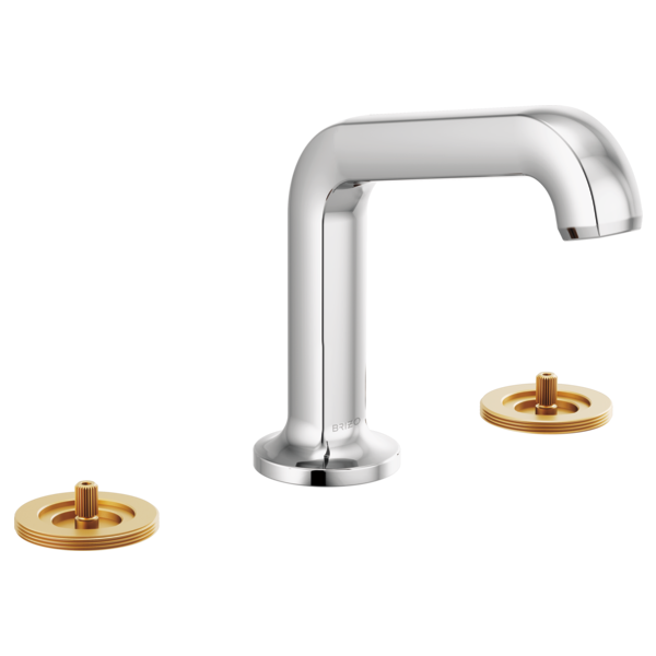 Brizo - Kintsu Widespread Lavatory Faucet with Angled Spout - Less Handles 1.2 GPM