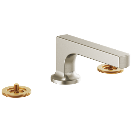 Brizo - Kintsu Widespread Lavatory Faucet with Low Spout - Less Handles 1.5 GPM