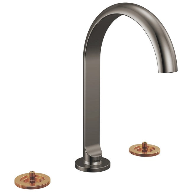 Brizo - Roccesco Widespread Lavatory Faucet with Arc Spout - Less Handles