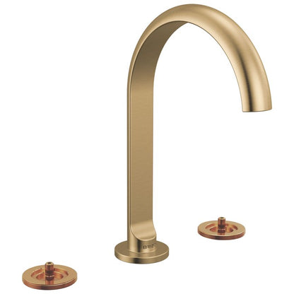 Brizo - Roccesco Widespread Lavatory Faucet with Arc Spout - Less Handles