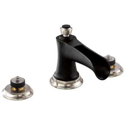 Brizo - Rook Widespread Lavatory Faucet with Channel Spout - Less Handles 1.2 GPM