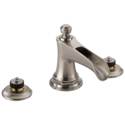 Brizo - Rook Widespread Lavatory Faucet with Channel Spout - Less Handles 1.2 GPM