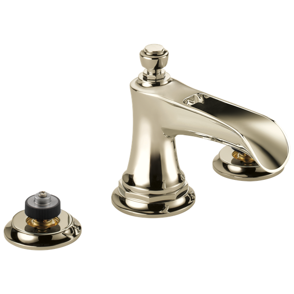 Brizo - Rook Widespread Lavatory Faucet with Channel Spout - Less Handles 1.2 GPM