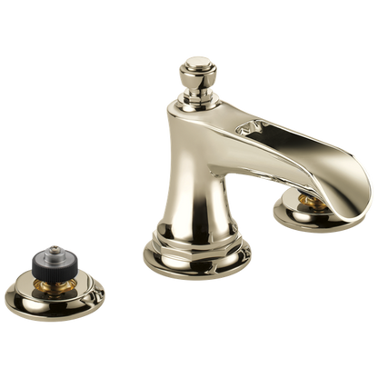 Brizo - Rook Widespread Lavatory Faucet with Channel Spout - Less Handles 1.2 GPM