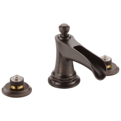 Brizo - Rook Widespread Lavatory Faucet with Channel Spout - Less Handles 1.2 GPM