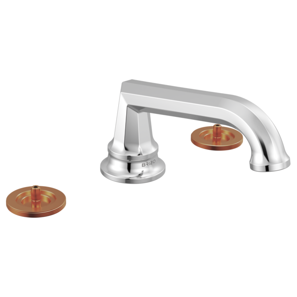Brizo - Beauclere Widespread Lavatory Faucet with Low Spout - Less Handles 1.2 GPM