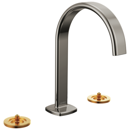 Brizo - Allaria Widespread Lavatory Faucet with Arc Spout - Less Handles