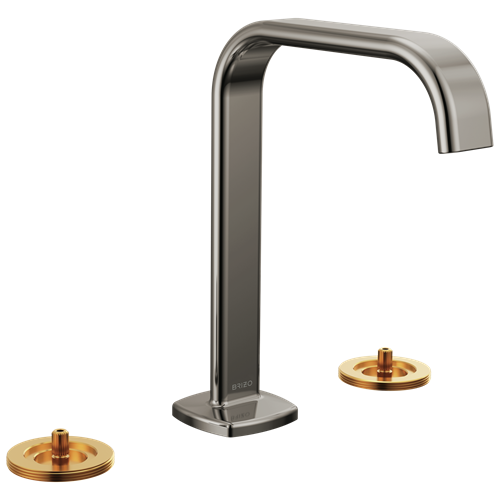Brizo - Allaria Widespread Lavatory Faucet with Square Spout - Less Handles