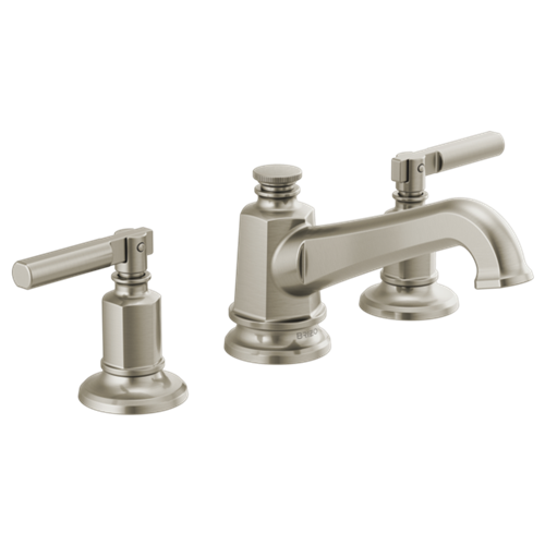 Brizo - Invari Widespread Lavatory Faucet with Angled Spout - Less Handles 1.5 GPM