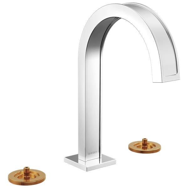 Brizo - Frank Lloyd Wright Widespread Lavatory Faucet with Arc Spout - Less Handles