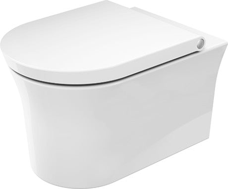 Duravit - White Tulip Toilet Wall-mounted White with HygieneGlaze