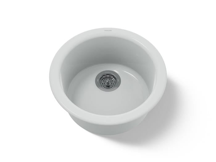 Kohler - Porto Fino 18-1/2 Inch Top-/Undermount Single-Bowl Bar Sink
