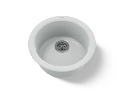 Kohler - Porto Fino 18-1/2 Inch Top-/Undermount Single-Bowl Bar Sink