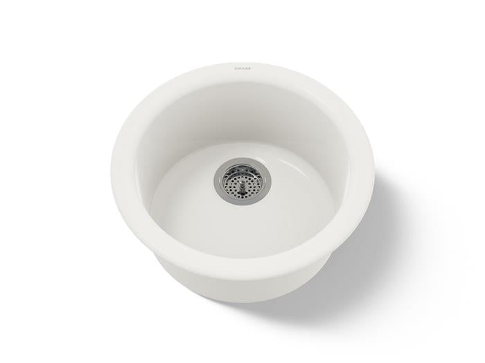 Kohler - Porto Fino 18-1/2 Inch Top-/Undermount Single-Bowl Bar Sink