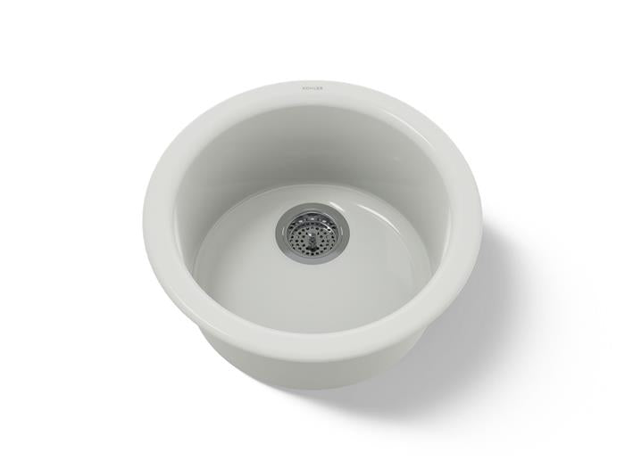 Kohler - Porto Fino 18-1/2 Inch Top-/Undermount Single-Bowl Bar Sink