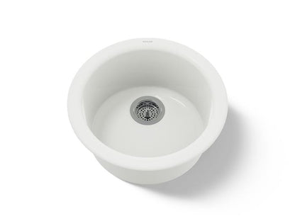 Kohler - Porto Fino 18-1/2 Inch Top-/Undermount Single-Bowl Bar Sink