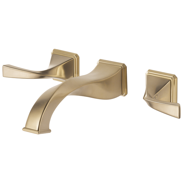 Brizo - Virage Two-Handle Wall Mount Lavatory Faucet 1.5 GPM