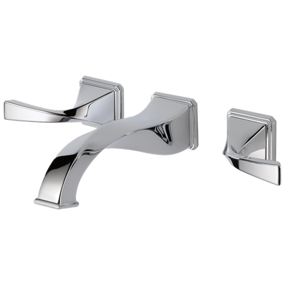 Brizo - Virage Two-Handle Wall Mount Lavatory Faucet 1.5 GPM