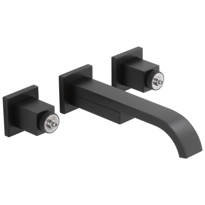 Brizo - Siderna Two-Handle Wall Mount Lavatory Faucet - Less Handles 1.2 GPM
