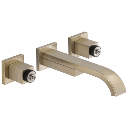 Brizo - Siderna Two-Handle Wall Mount Lavatory Faucet - Less Handles 1.5 GPM