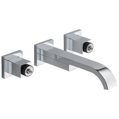 Brizo - Siderna Two-Handle Wall Mount Lavatory Faucet - Less Handles 1.2 GPM