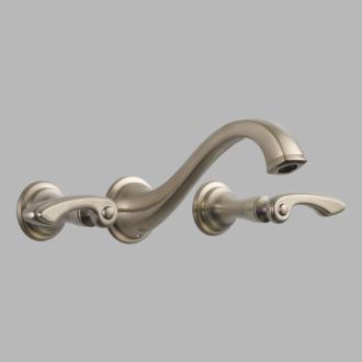 Brizo - Charlotte Two-Handle Wall Mount Lavatory Faucet - Less Handles 1.5 GPM