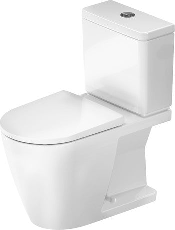 Duravit - D-Neo Two-Piece Toilet Kit White, Dual Flush Push Button
