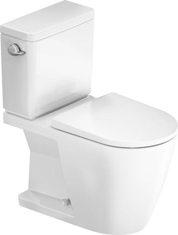 Duravit - D-Neo Two-Piece Toilet Kit White, Left Lever
