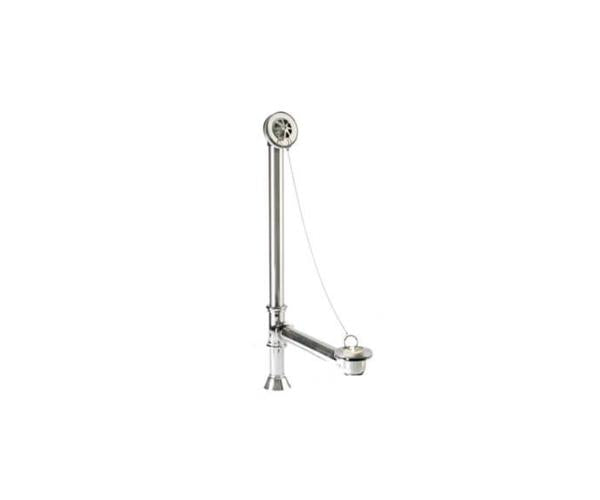 Mountain Plumbing - Clawfoot Style Bath Waste & Overflow with Brass Plug and Chain (Brass Body)