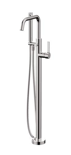 Aquabrass - Blade Floormount Tub Filler With Handshower