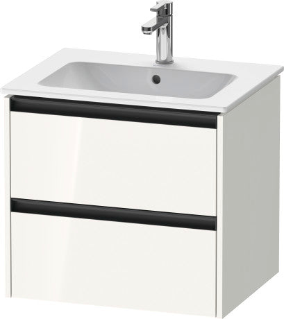 Duravit - Ketho.2 24" Wall Mount Two Drawer Single Vanity Cabinet, Sink Sold Separately