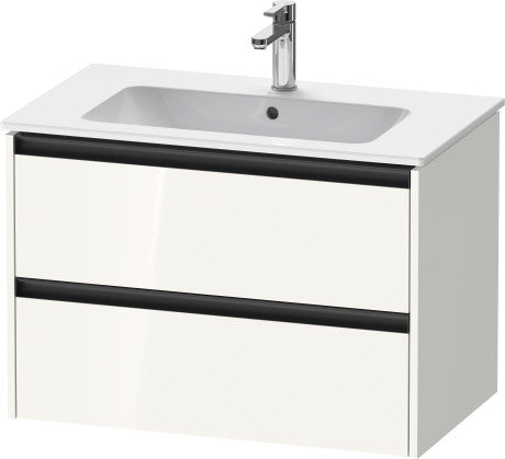 Duravit - Ketho.2 31 7/8" Wall Mount Two Drawer Single Vanity Cabinet, Sink Sold Separately