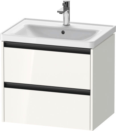 Duravit - Ketho.2 25" Wall Mount Two Drawer Single Vanity Cabinet, Sink Sold Separately