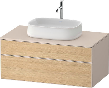 Duravit - Zencha 39 3/8" Wall Mount Two Drawer Single Vanity Cabinet, Sink Sold Separately