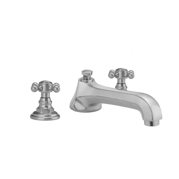Jaclo - Westfield Roman Tub Set with Low Spout and Ball Cross Handles
