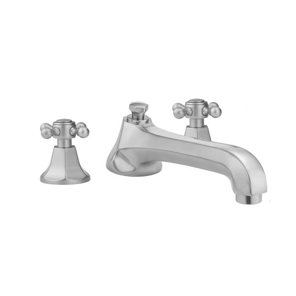 Jaclo - Astor Roman Tub Set with Low Spout and Ball Cross Handles
