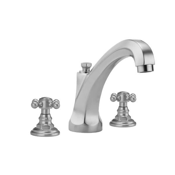 Jaclo - Westfield Roman Tub Set with High Spout and Ball Cross Handles