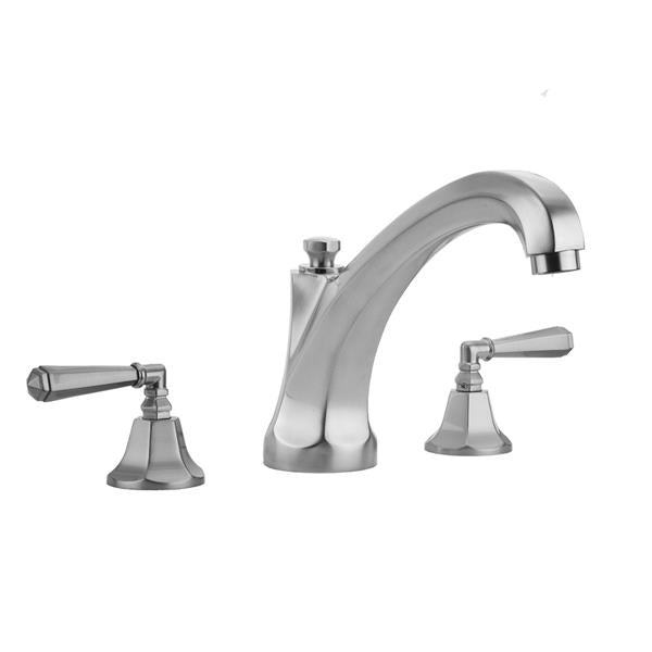 Jaclo - Astor Roman Tub Set with High Spout and Hex Lever Handles