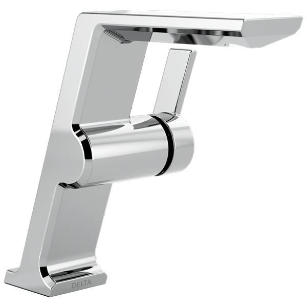 Delta - Pivotal Single Handle Mid-Height Vessel Bathroom Faucet
