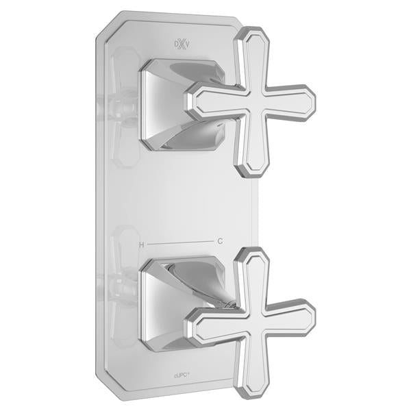 DXV - Belshire Two-Handle Thermostatic Valve Trim With Cross Handles