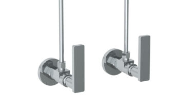 Watermark - Rainey Lavatory Angle Stop Kit -1/2 Inch Compression x 3/8 Inch OD Compression