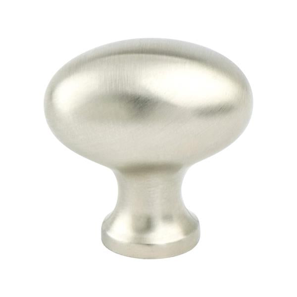 Berenson - Valencia Brushed Nickel Oval Knob