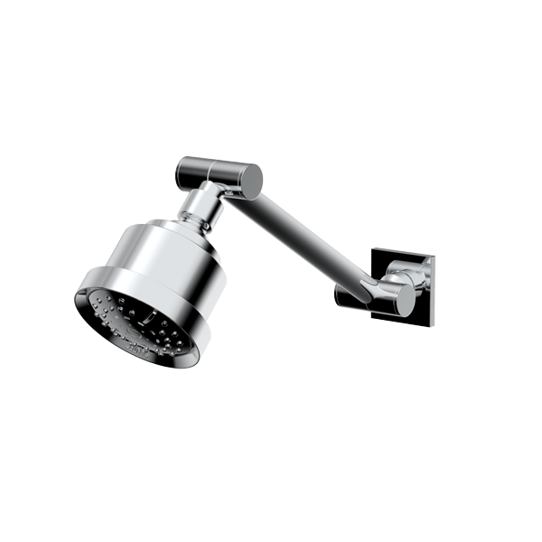 Santec - Multifunction Cylindrical Showerhead With Adjustable Arm And Flange