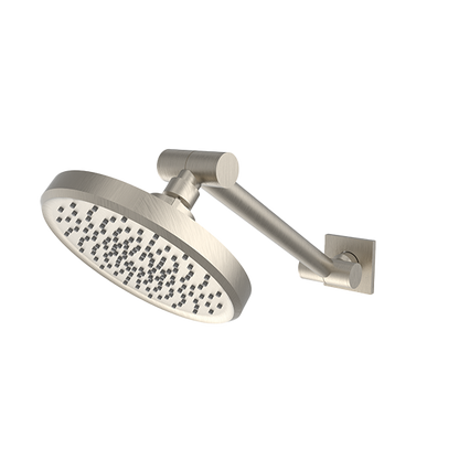 Santec - 6 Inch Single Function Showerhead With Adjustable Arm And Flange