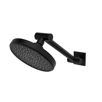 Santec - 6 Inch Single Function Showerhead With Adjustable Arm And Flange