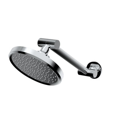 Santec - 6 Inch Single Function Showerhead With Adjustable Arm And Flange