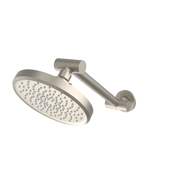 Santec - 6 Inch Single Function Showerhead With Adjustable Arm And Flange