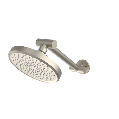 Santec - 6 Inch Single Function Showerhead With Adjustable Arm And Flange
