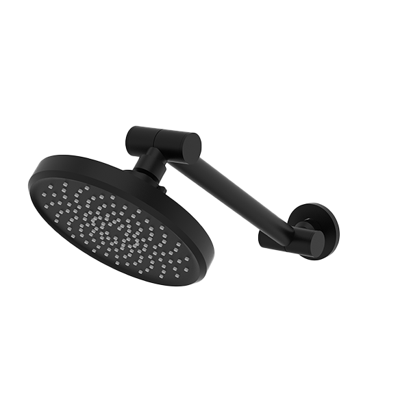 Santec - 6 Inch Single Function Showerhead With Adjustable Arm And Flange