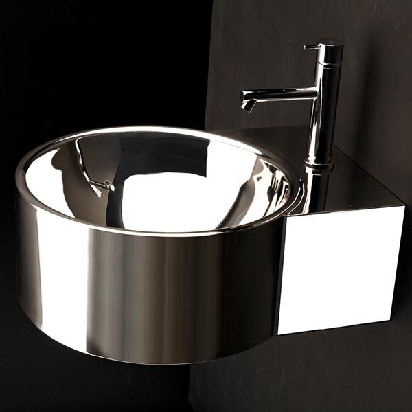 Lacava - Ferro Wall-Mount Or Above-Counter Bathroom Sink With One Faucet Hole And An Overflow